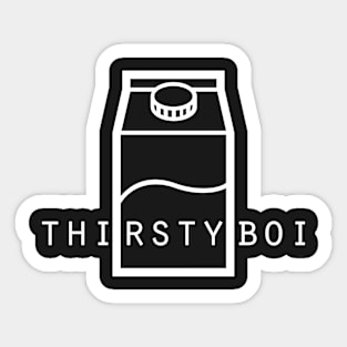 THIRSTYBOI - Aesthetic Vaporwave Juice Sticker